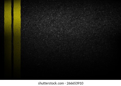 Asphalt texture with road markings background, illustration vector