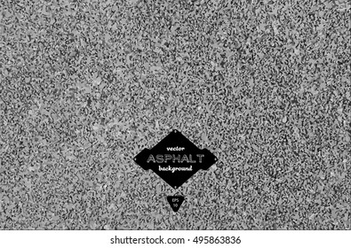 Asphalt texture. Vector illustration EPS10. Granular texture.