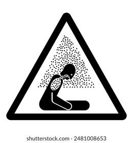 Asphyxiating Atmosphere Symbol Sign, Vector Illustration, Isolate On White Background Label .EPS10