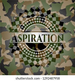 Aspiration camo emblem