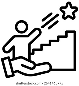 Aspiration Icon Line Vector Illustration