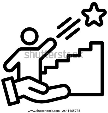 Aspiration Icon Line Vector Illustration