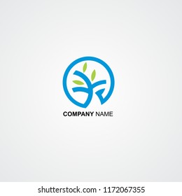 the aspiration logo is modern and simple