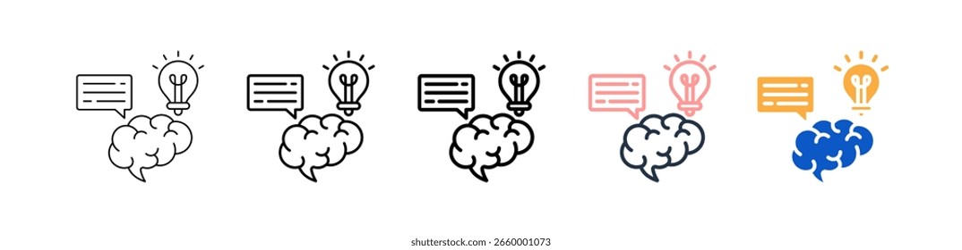 Aspirations different style icons set vector illustration.