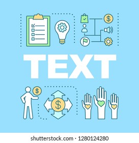 Aspirations word concepts banner. Financial planning. Your text here. Creativity. Marketing campaign. Isolated Business planning and development. lettering typography. Vector outline illustration