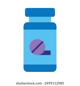 Aspirin Flat Icon Design For Personal nad Commercial Use