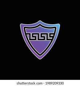 Aspis blue gradient vector icon
