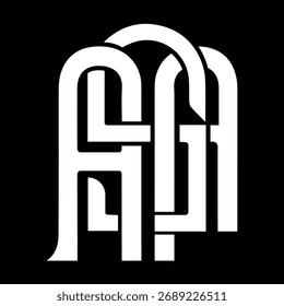 Diseño de carta ASR. Diseño de logotipo de tecnología de letras ASR. ASR Diseño de logotipo de monograma para un emprendedor y negocio