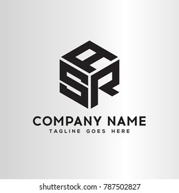 ASR  Letter logo template.vector