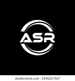 ASR Logo Design, Inspiration for a Unique Identity. Modern Elegance and Creative Design. Watermark Your Success with the Striking this Logo.