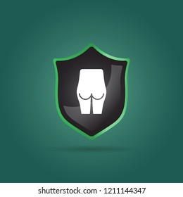 ass icon. human sign