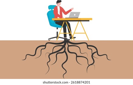 Ass rooting and sprouting, passive income, financial freedom, growing profits from business and financial investments,

