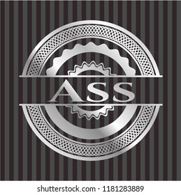 Ass silvery emblem