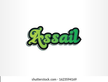 Assail vector slogans for t shirts and other uses