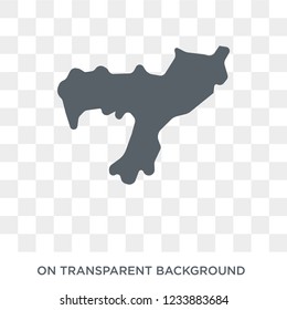 assam icon. Trendy flat vector assam icon on transparent background from india collection. 