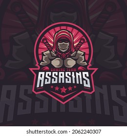 Assasin Esport Logo Design Illustration For Gaming club	
