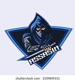 Assasin : Logo Mascot Gaming