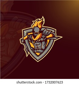 Assasin Mascot for design logo team or twitch