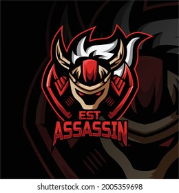 Assassi Mascot Logo Esport Logo Team stock images