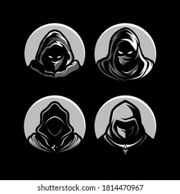 ASSASSIN EMBLEM LOGO GAMING MASCOT SPORT TEMPLATE