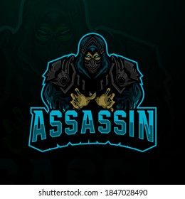 Assassin esport mascot logo design