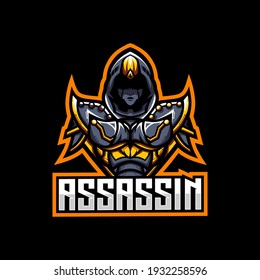 Assassin gaming character shadow mascot