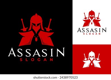 Assassin Warrior Vector Logo Design