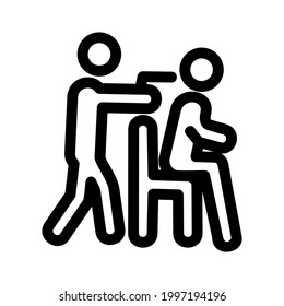 assassination icon or logo isolated sign symbol vector illustration - high quality black style vector icons
