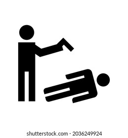 assassination icon or logo isolated sign symbol vector illustration - high quality black style vector icons
