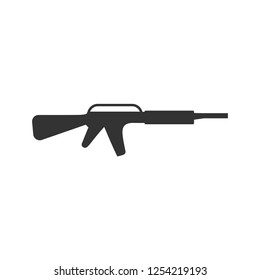 Assault carbine. Icon Flat