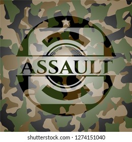 Assault on camouflaged texture