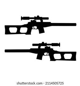 assault riffle icon vector design