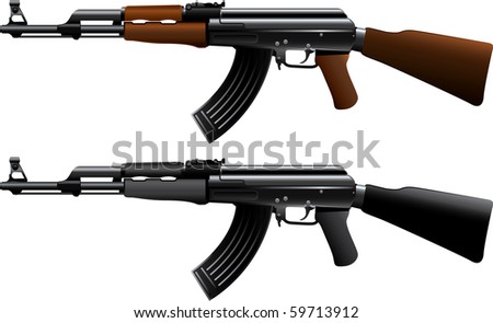 Assault rifle ak47