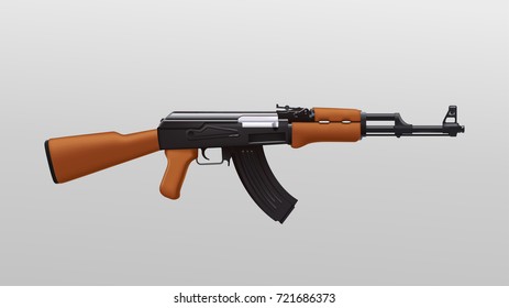 assault rifle colored