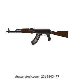 Assault rifle icon vector illustration design