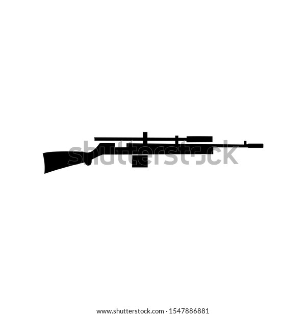 Assault Rifle Scope Logo Design Stock Vector (Royalty Free) 1547886881