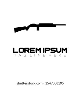 assault rifle Simple  Design vector