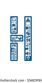 Assemble icon model kit font -H