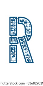 Assemble icon model kit font -R