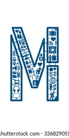 Assemble icon model kit font -M