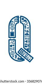Assemble icon model kit font -Q