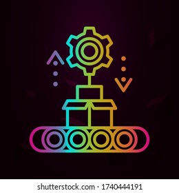 assemble robotics nolan icon Simple thin line, outline vector of Robotics engineering icons for ui and ux, website or mobile application