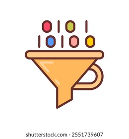 Assembler Filled Icons , Vector illustration