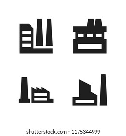 assembly icon. 4 assembly vector icons set. factory icons for web and design about assembly theme