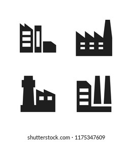 assembly icon. 4 assembly vector icons set. factory icons for web and design about assembly theme