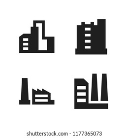 assembly icon. 4 assembly vector icons set. factory icons for web and design about assembly theme