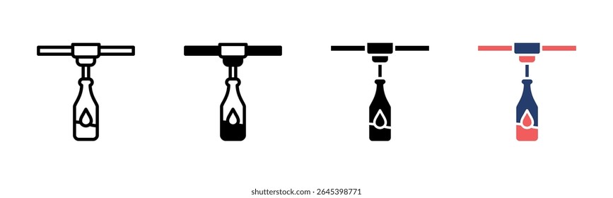 Assembly Machine icon sheet multiple style collection