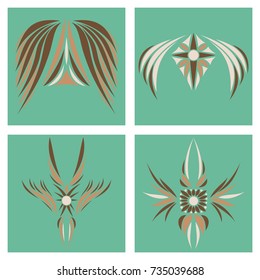 Assembly of oriental patterns