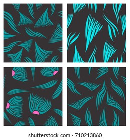 Assembly of patterns In bright style
