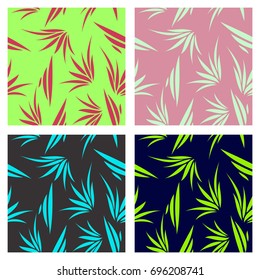 Assembly of patterns In striped style